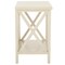 Safavieh Candice White Cross Back End Table AMH6523A - alternate 3